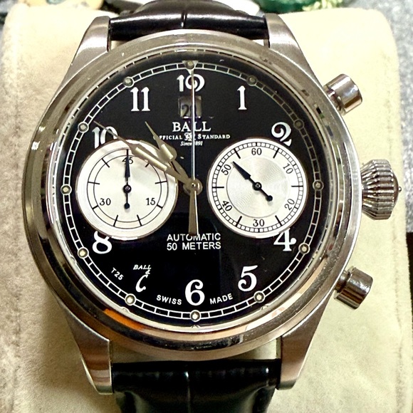 Ball Other - Ball Train-Master Cannonball Chronograph Date Designer Mens Watch